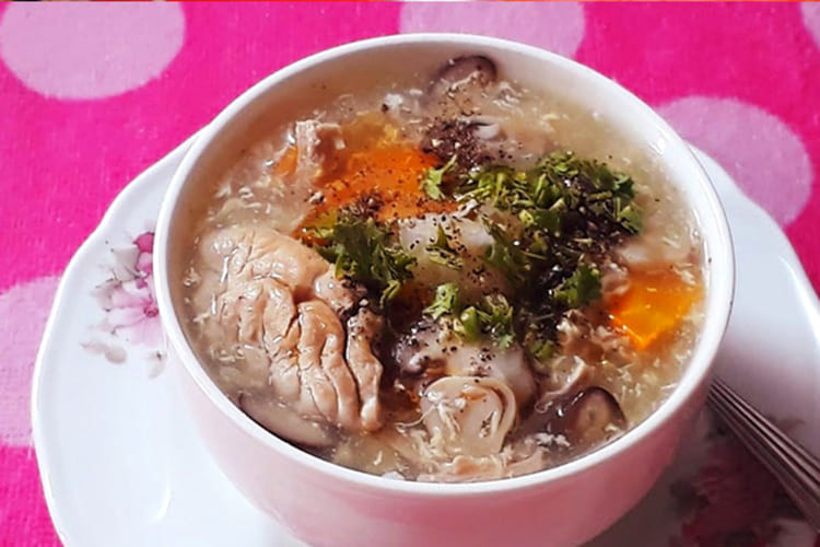 Canh óc heo mộc nhĩ giúp cải thiện trí nhớ