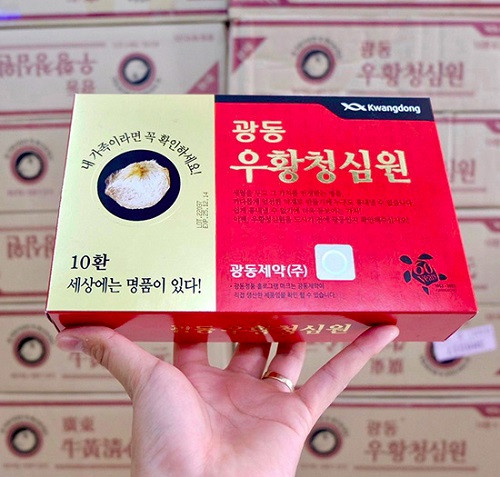 Hình ảnh An Cung Ngưu Hoàng đỏ Kwangdong