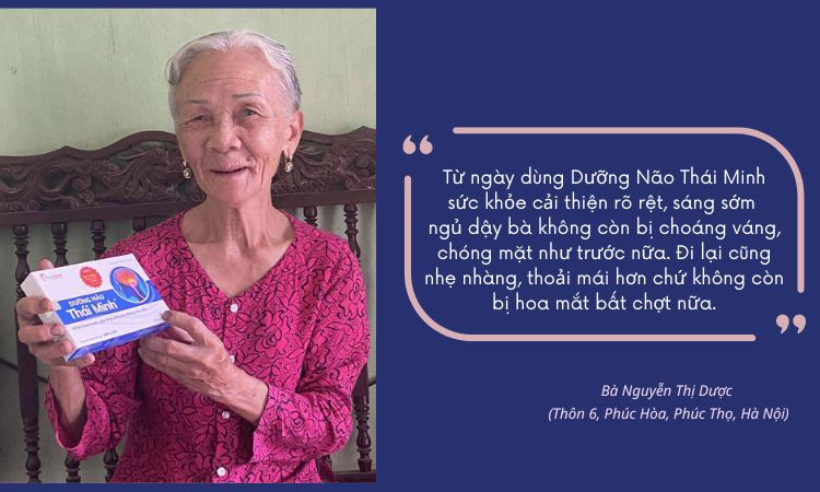Người dùng chia sẻ về hiệu quả sau khi sử dụng Dưỡng Não Thái Minh