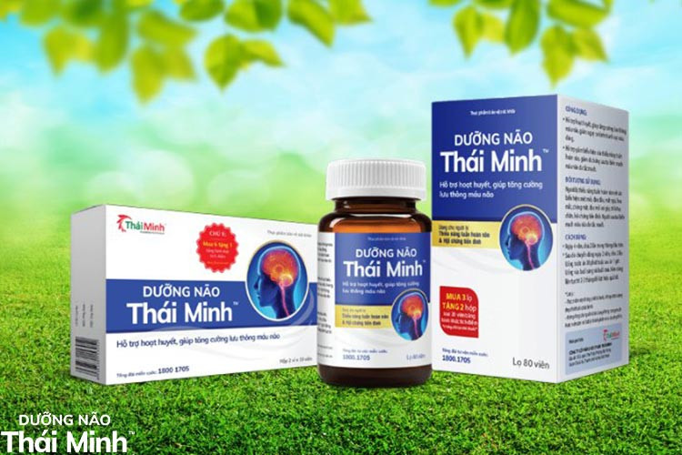 Sản phẩm Dưỡng Não Thái Minh giúp ổn định tiền đình và giảm hoa mắt chóng mặt